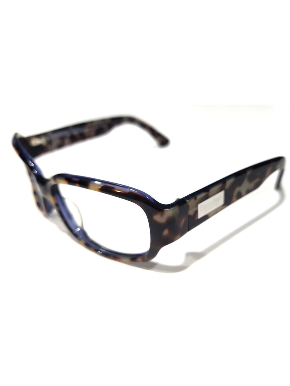 Calvin Klein CK981S 190 Tortoise Blue Wrap Sunglasses Frame 55-17 130 Italy